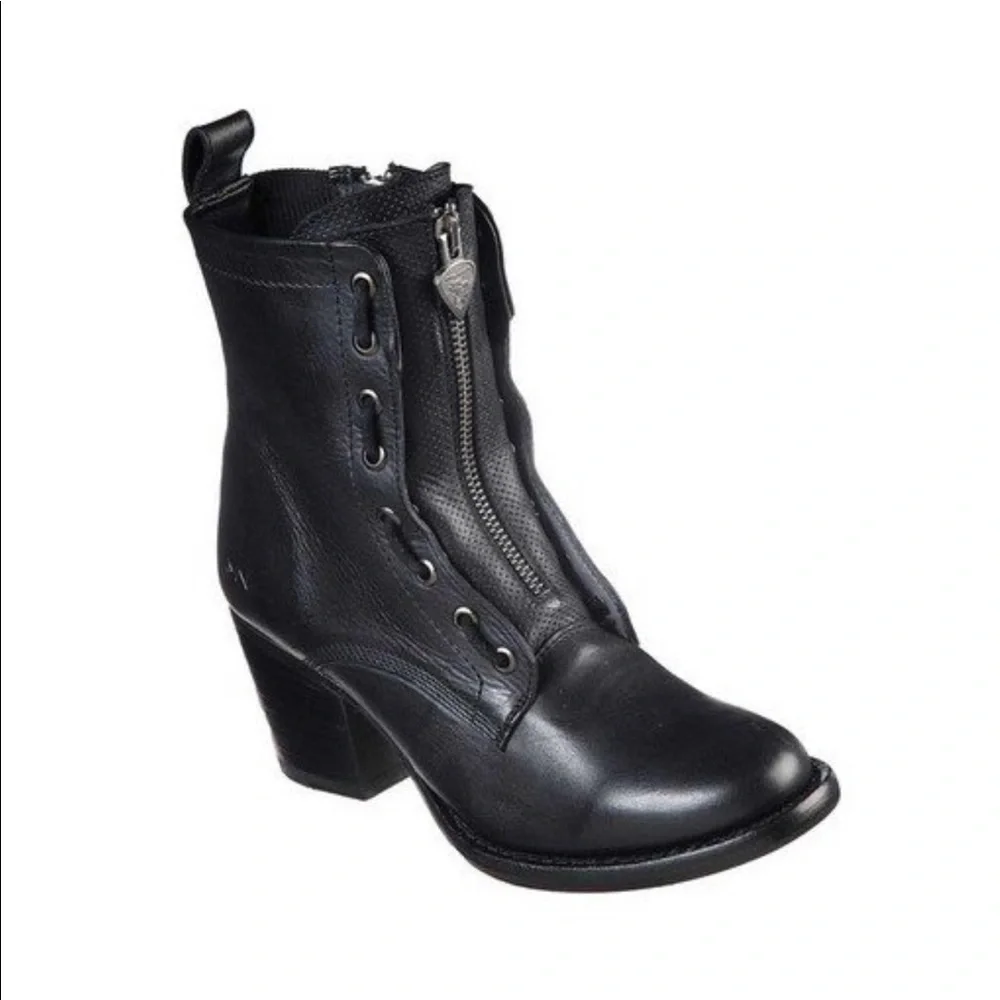 Mark Nason Yuma Edith Ankle Biker Women’s Black Boots Size 8.5 NEW